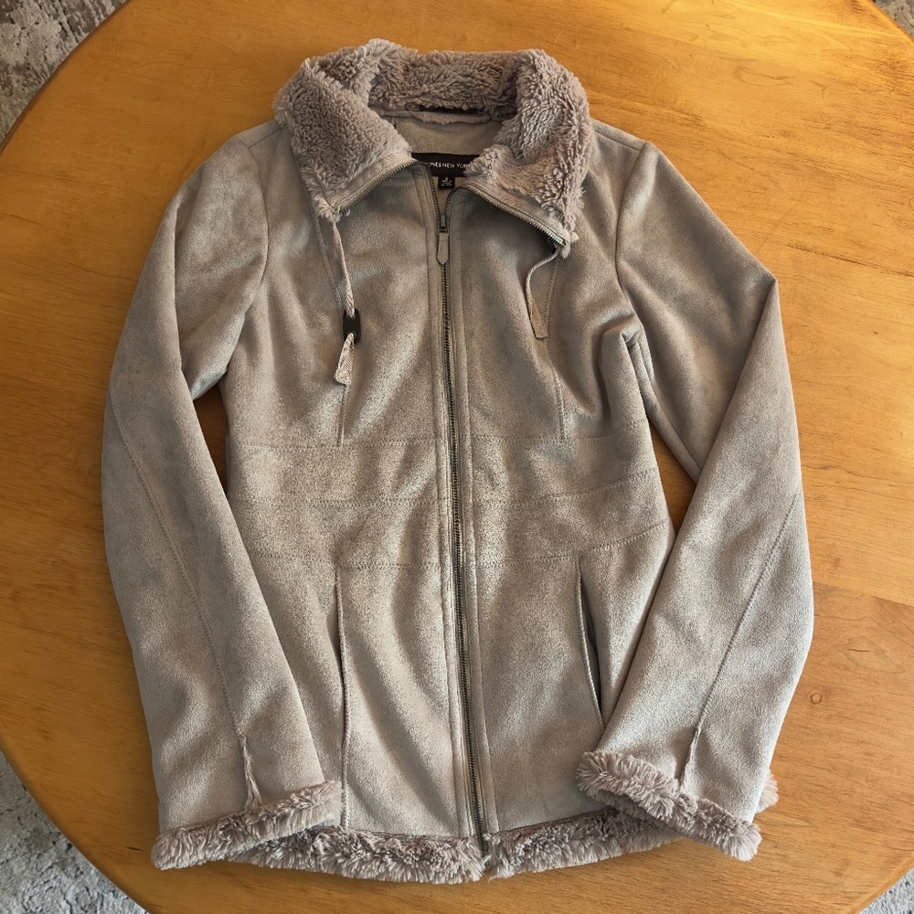 Jones New York Faux Suede Jacket - S